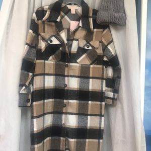 Emma’s expression shacket